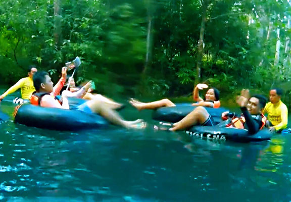 Water Tubing at Malumpati Cold Spring 