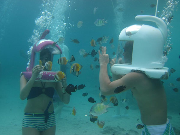 Helmet Diving with 30 mins Massage
