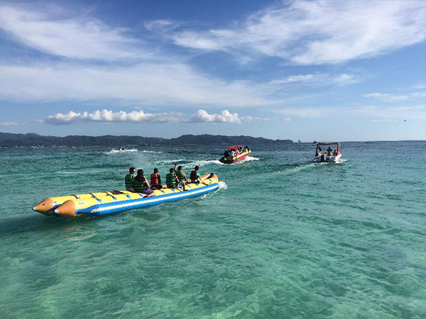 Banana Boat Ride in Boracay