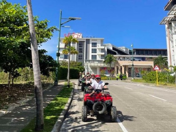 Boracay Newcoast ATV 60-minutes adventure (Riding on the road)