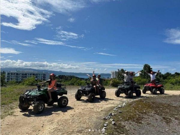 Boracay Newcoast ATV 60-minutes adventure (Riding on the road)