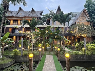 Balinese style buildings