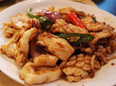 Fried Spicy Squid